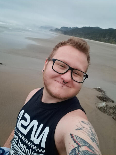 Me, on the Oregon Coast